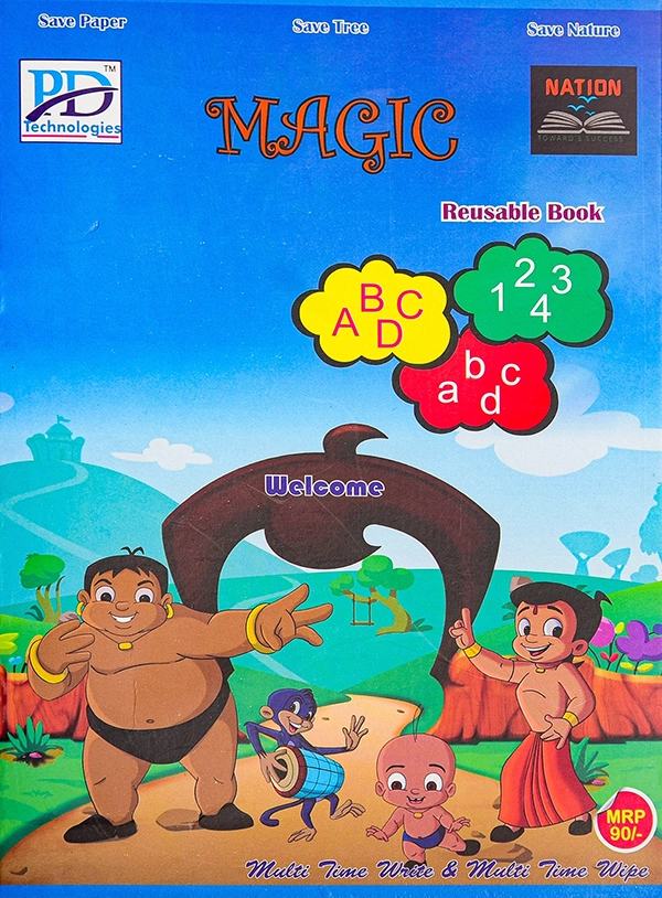 Magic Reusable English Book